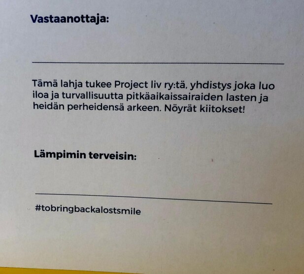 Lahjoita eettinen lahja image