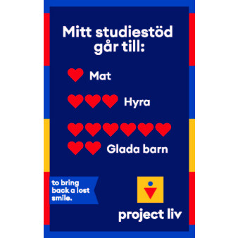 LIV Halarmärke "Mitt studiestöd..." image