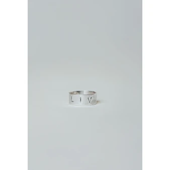 LIV ring in silver image