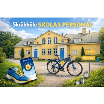 Samla kilometrar - Skräbböle skolas personal image